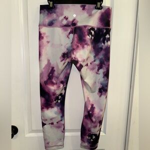 Lululemon Wunder Under Crop III Blooming Pixie Multi